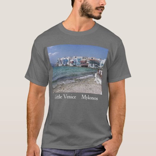 Wenig Venedig Mykonos T-Shirt (Vorderseite)