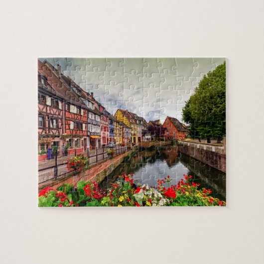 Wenig Venedig, zierliches Venise, in Colmar, Puzzle (Horizontal)