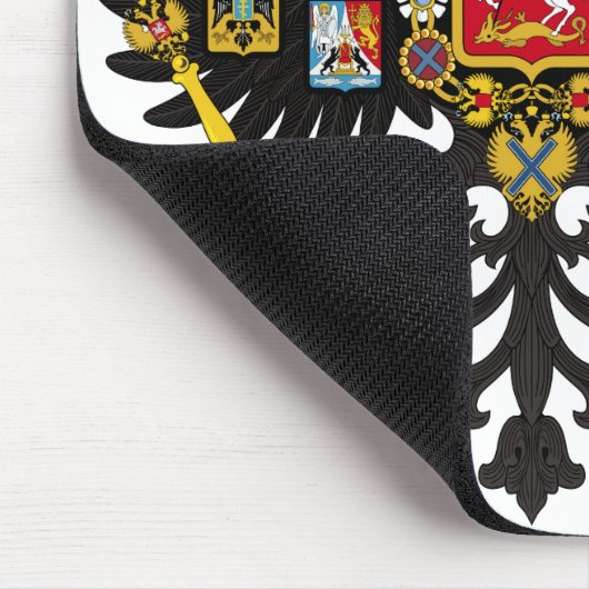 Wenig Wappen russischen Reiches 1883 Mousepad (Ecke)