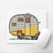 Wenig Western-Camper-Anhänger Mousepad (Mit Mouse)