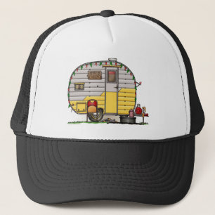Wenig Western-Camper-Anhänger Truckerkappe