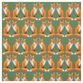 Wenig wildes roter Fox-Gewebe Stoff (Muster)