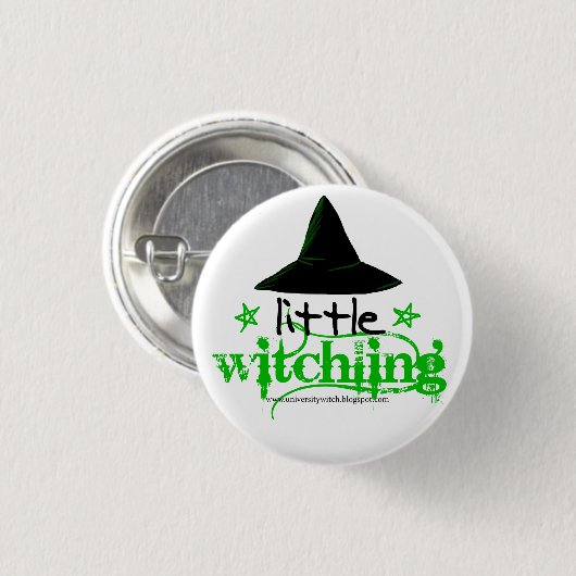 Wenig Witchling Button (Vorne & Hinten)