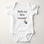 Wenig Wurst-Bodysuit Baby Strampler (Vorderseite)