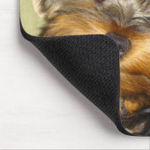 Wenig Yorkie Mausunterlage Mousepad (Ecke)