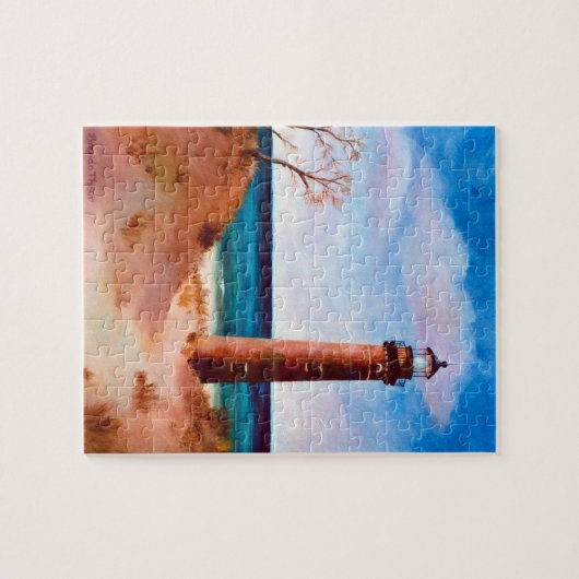 Wenig Zobel-Punkt-Leuchtturm-Puzzlespiel Puzzle (Horizontal)