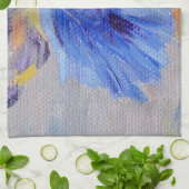 Wenige blaue Betta Fische Küchentuch (Gefaltet)