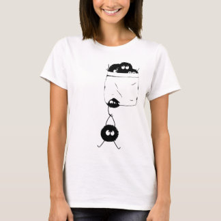 Wenige flaumige RußSprites in der Tasche Women_s f T-Shirt