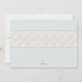 Wenige Flüstern, Geschlechts-neutrale Person Einladung (Rückseite)