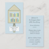 Wenige freie Bibliotheks-Gewohnheits-Visitenkarten Visitenkarte (Vorne/Hinten)