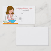 Wenige Koch-Visitenkarten Visitenkarte (Vorne/Hinten)