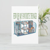 Wenige meiner Lieblingsthemen Einladung (Stehend Vorderseite)