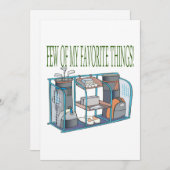 Wenige meiner Lieblingsthemen Einladung (Vorne/Hinten)