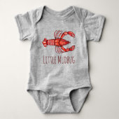 Wenige Mudbug Cajun Panzerkrebse Baby Strampler (Vorderseite)