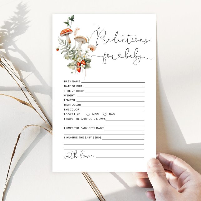 Wenige Pilzvorhersagen für das Baby (Von Creator hochgeladen)