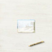 Wenige Punkt-Zobel-Leuchtturm-Post-Itanmerkungen Post-it Klebezettel (Auf Schreibtisch)