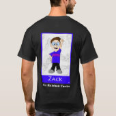 Wenige Regenbogen-Comicen: Zack T-Shirt (Rückseite)