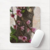 Wenige rosa Baum-Blumen Mousepad (Mit Mouse)