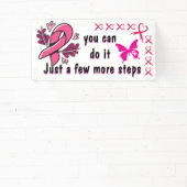 Wenige Schritte Brustkrebs überlebt Banner-Ideen Banner (InSitu)