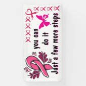 Wenige Schritte Brustkrebs überlebt Banner-Ideen Banner (Vertikal)