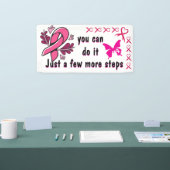 Wenige Schritte Brustkrebs überlebt Banner-Ideen Banner (Messe)