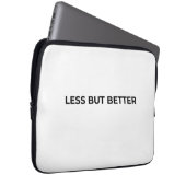 Weniger aber besser minimalistischer Profi Laptopschutzhülle (Vorne Rechts)