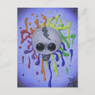 weniger als 40 Watt Postkarte