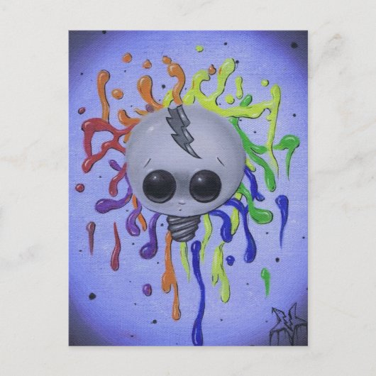 weniger als 40 Watt Postkarte (Vorderseite)