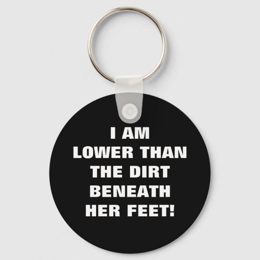 WENIGER ALS DER SCHWIERIGE NUTZEN IHRES FEET SCHLÜSSELANHÄNGER (Vorderseite)