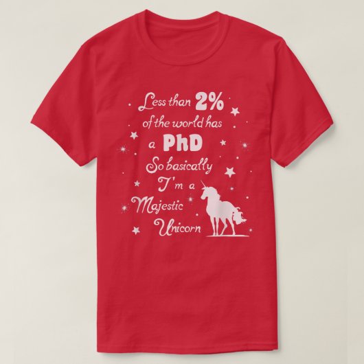 Weniger als zwei der Weltmeere haben einen Doktort T-Shirt (Design vorne)