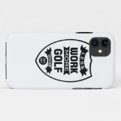 Weniger Arbeit mehr Golf Case-Mate iPhone Hülle (Rückseite (Horizontal))