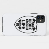 Weniger Arbeit mehr Leben Case-Mate iPhone Hülle (Rückseite (Horizontal))