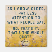 Weniger Aufmerksamkeit Magnet (Vorne)