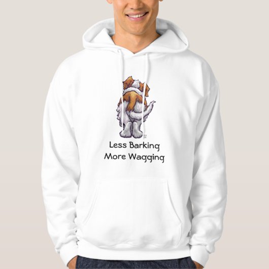 Weniger Barken, mehr Wagnis Hoodie (Vorderseite)