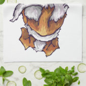 Weniger Barken, mehr Wagnis Küchentuch (Gefaltet)