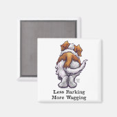 Weniger Barken, mehr Wagnis Magnet (Vorderseite/Rückseite)