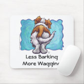 Weniger Barken, mehr Wagnis Mousepad (Mit Mouse)