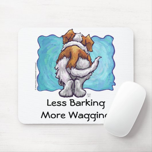 Weniger Barken, mehr Wagnis Mousepad (Mit Mouse)