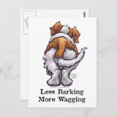 Weniger Barken, mehr Wagnis Postkarte (Vorne/Hinten)