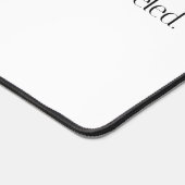 Weniger befahrene Schreibtischmatte (Ecke)