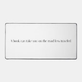 Weniger befahrene Schreibtischmatte (Vorderseite)