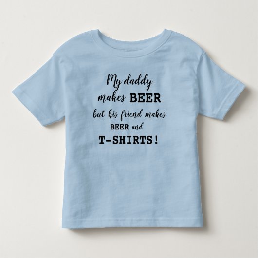 Weniger Brauerei-Shirt für Kleinkinder Kleinkind T-shirt (Vorderseite)