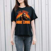 Weniger Denken, mehr Leben" Inspirationsquelle Hoodie