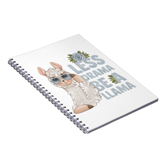 WENIGER DRAMA, EIN LLAMA! NOTIZBLOCK (Rechte Seite)