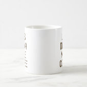 Weniger Drama. Mehr Kaffee. Kaffeetasse (Mittel)