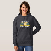 Weniger Druck mehr Kaffee Hoodie (Vorne ganz)