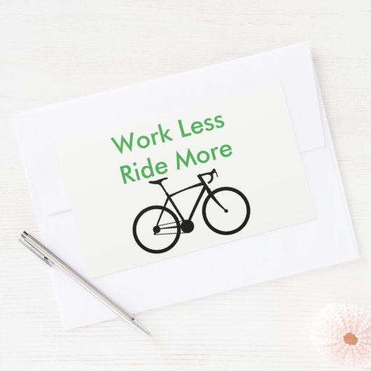 Weniger Fahrt mehr Aufkleber (Umschlag)