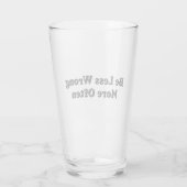 Weniger falsch öfter glas (Rückseite)