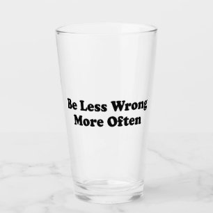 Weniger falsch öfter glas