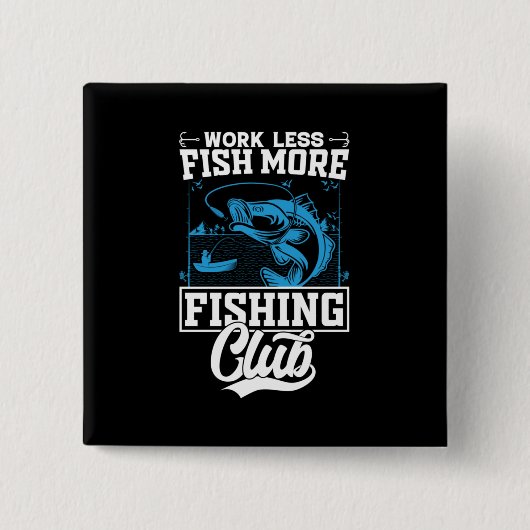 Weniger Fischfang Button (Vorderseite)